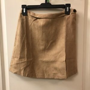 BCB Generation Suede Mini Skirt size 6-camel